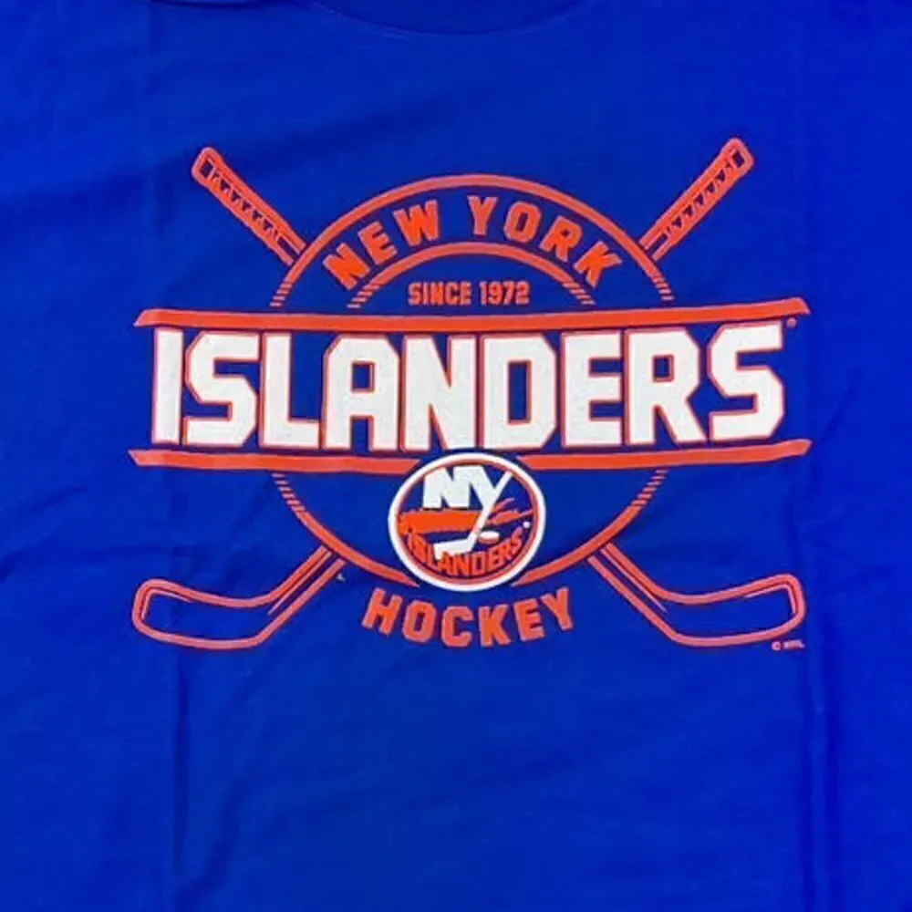 New Champion NHL Islanders Men US 2XL Blue T-Shirt Heritage Tee Athletic XXL - Picture 3 of 7